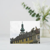 スロバキア – ブラチスラバ – 時計 ポストカード (スタンド正面)