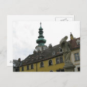 スロバキア – ブラチスラバ – 時計 ポストカード (正面/裏面)