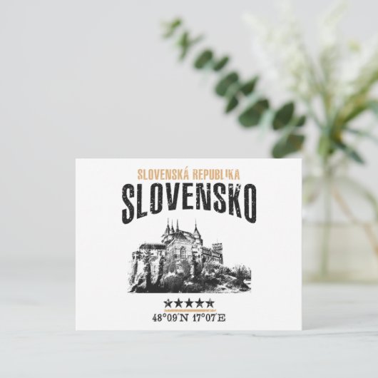 スロバキア ポストカード (スタンド正面)