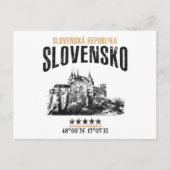 スロバキア ポストカード (正面)