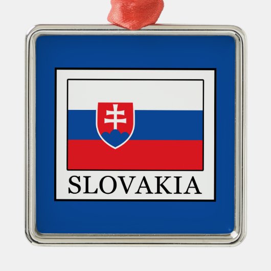 スロバキア メタルオーナメント (正面)