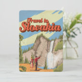 スロバキア ヴィンテージ トラベル ポスター 招待状 (スタンド正面)