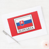 スロバキア 長方形シール (封筒)