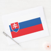 スロバキア 長方形シール (封筒)