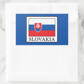 スロバキア 長方形シール (バッグ)