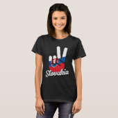 スロバキアBratilavaスロベニアSlovskoスロバキアF Tシャツ (正面フル)