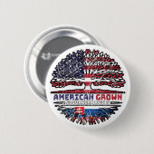 スロバキアUSアメリカ合衆国統一された州 缶バッジ (正面&裏面)