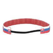 スロバスリップまたは滑ることキアの旗を持つノーヘッドバンド アスレチックヘッドバンド (裏面)