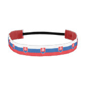 スロバスリップまたは滑ることキアの旗を持つノーヘッドバンド アスレチックヘッドバンド (正面)