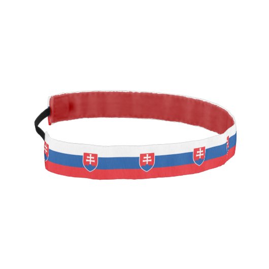 スロバスリップまたは滑ることキアの旗を持つノーヘッドバンド アスレチックヘッドバンド (左)
