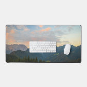 スロバ素晴らしニアのローガル渓谷の日の出 デスクマット (キーボード&マウス)