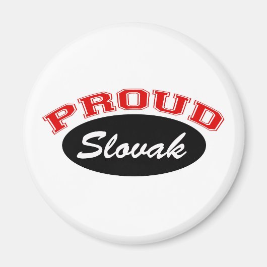 スロバ誇りを持ったク マグネット (正面)