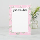 スロパーソナライズされたスノート サンキューカード (スタンド正面)