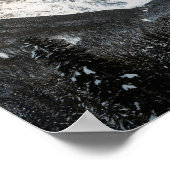 スロベニアのアルプスの夕暮れ ポスター (角)