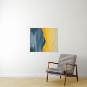 スロベニアのウルシュジャ・ゴラ上空のオレンジ色の日の出の空 タペストリー (インサイチュ(横))