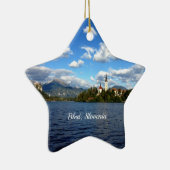 スロベニアのブリード写真 セラミックオーナメント (右)