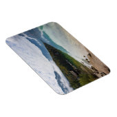 スロベニアのボヒニ湖に沿ったキャビン マグネット (右側)