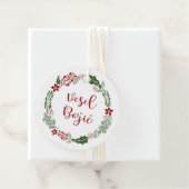 スロベニアのメリークリスマスカスタム フェイバータグ (インサイチュ)