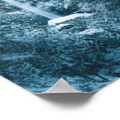 スロベニアのモジュストラナにある魔法の滝ペリチニク ポスター (角)