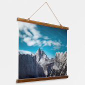 スロベニアのヤロベック山 吊り下げ型タペストリー (傾斜あり)