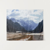 スロベニアのローガル渓谷 タペストリー (正面(横))