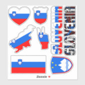 スロベニアの国のシンボルを形作る シール (シート)