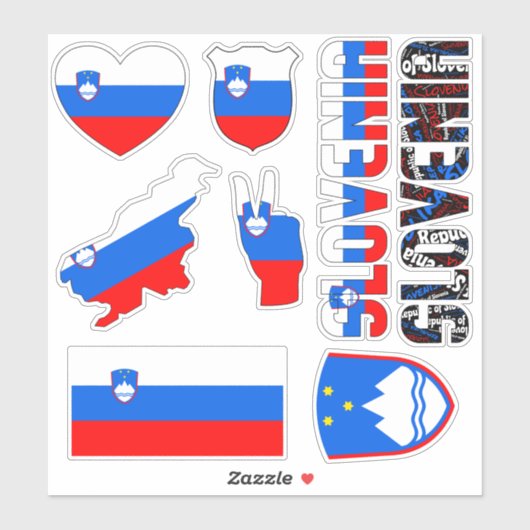 スロベニアの国のシンボルを形作る シール (シート)