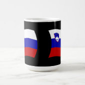 スロベニアの国旗マグ コーヒーマグカップ (中央)