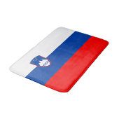 スロベニアの国旗 バスマット (アングル)