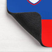 スロベニアの国旗 マウスパッド (コーナー)