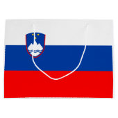 スロベニアの国旗 ラージペーパーバッグ (正面)