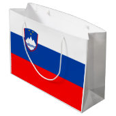 スロベニアの国旗 ラージペーパーバッグ (裏面アングル)