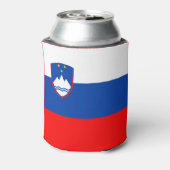 スロベニアの国旗 缶クーラー (缶裏面)