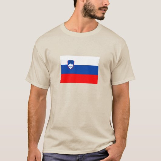 スロベニアの国旗 Tシャツ (正面)