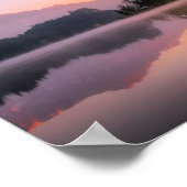 スロベニアの夕暮れ ポスター (角)