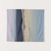 スロベニアの山々と谷の朝の霧 タペストリー (正面(横))