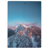 スロベニアの山の上の魔法の空 クリップボード (裏面)