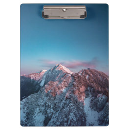 スロベニアの山の上の魔法の空 クリップボード