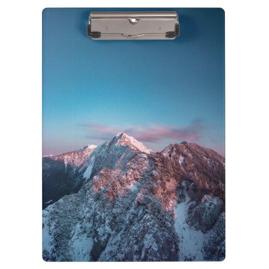 スロベニアの山の上の魔法の空 クリップボード (正面)