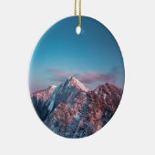 スロベニアの山の上の魔法の空 セラミックオーナメント (右)