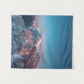 スロベニアの山の上の魔法の空 タペストリー (正面(横))