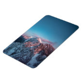 スロベニアの山の上の魔法の空 マグネット (左側)