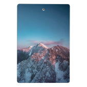 スロベニアの山の上の魔法の空 ミニクリップボード (裏面)