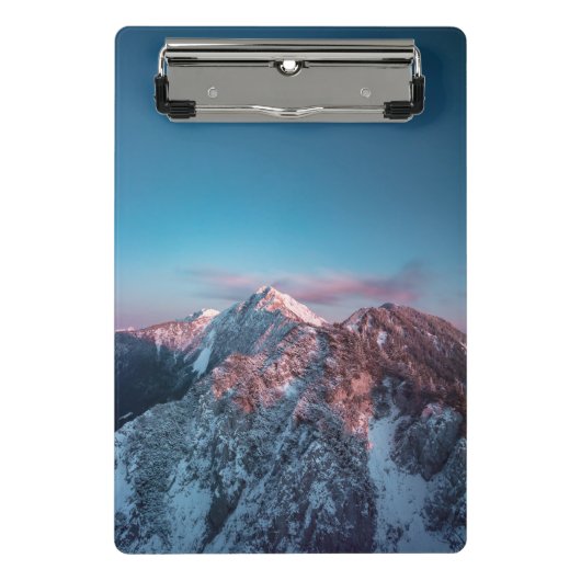スロベニアの山の上の魔法の空 ミニクリップボード (正面)