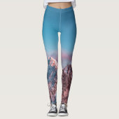 スロベニアの山の上の魔法の空 レギンス (正面)