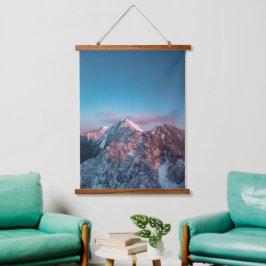 スロベニアの山の上の魔法の空 吊り下げ型タペストリー