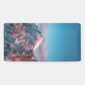 スロベニアの山の上の魔法の空 横断幕 (横)