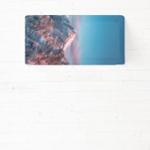 スロベニアの山の上の魔法の空 横断幕 (インサイチュ)