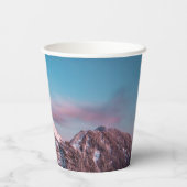 スロベニアの山の上の魔法の空 紙コップ (裏面)