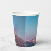 スロベニアの山の上の魔法の空 紙コップ (右)